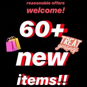 60+ ITEMS ADDED